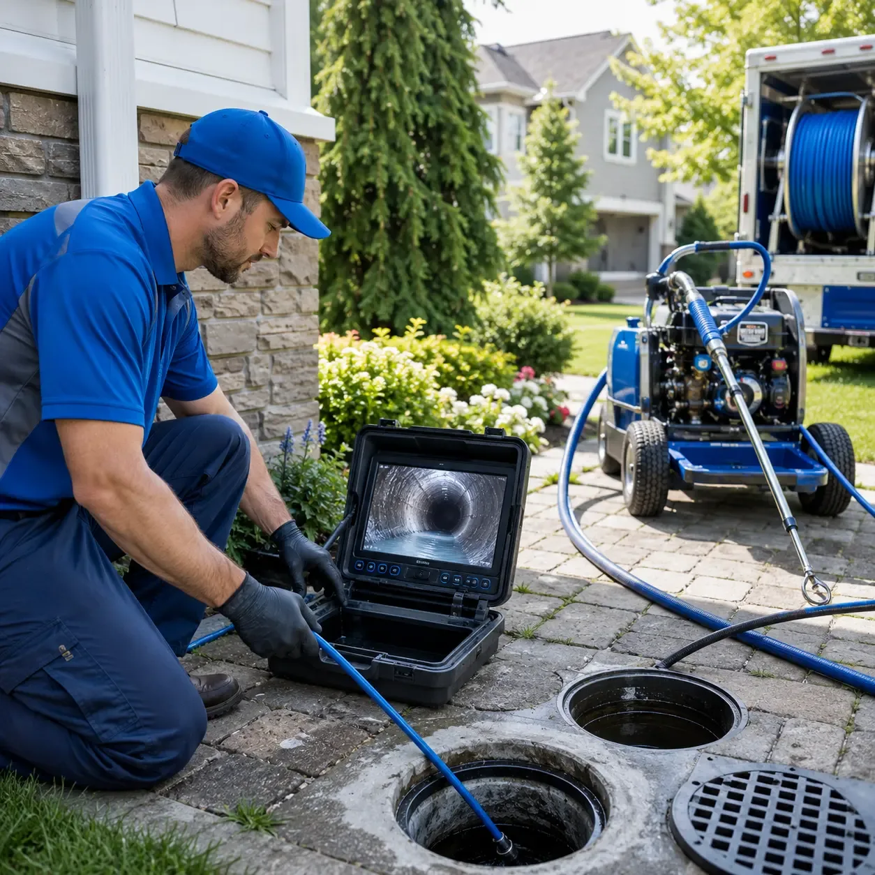 Outdoor drain cleaning professionals serving Hancock, IA